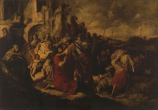 The Meeting of Jacob and Esau, 1655. Creator: Jacob Hogers.