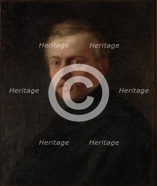 Portrait of the Architect Ivan Gornostayev (1821-1874). Artist: De Ladvez (Deladvez), Stepan (1817-1855)