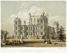 South-east aspect of Wollaton Hall, Nottingham, Nottinghamshire, c1858. Artist: Day & Son