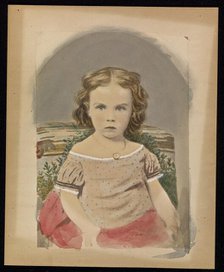 Portrait of a girl, about 1850-1860. Creator: Unknown.