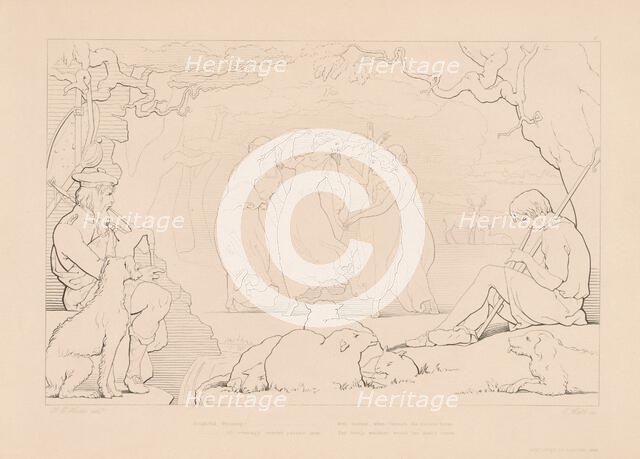 Gertrude of Wyoming, plate 1, 1846. Creator: Edward Webb.