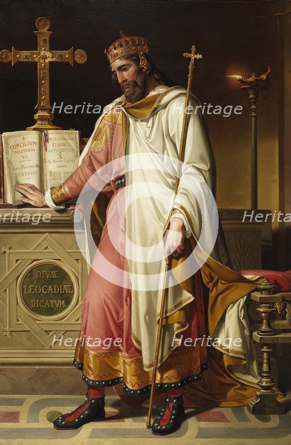 Chintila, Visigothic King, 1855. Artist: Montañés Pérez, Bernardino (1825-1893)