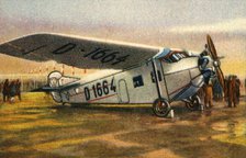 Focke-Wulf A28 Habicht plane, 1920s, (1932). Creator: Unknown.