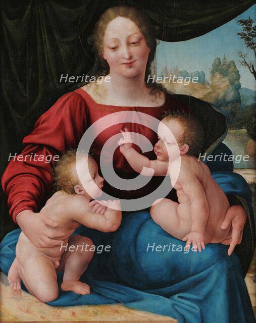 Virgin and child with John the Baptist as a Boy. Creator: Cesare da Sesto (1477-1523).