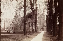 Winchester Cathedral from the Avenue, between 1870 and 1880. Creator: James Valentine.