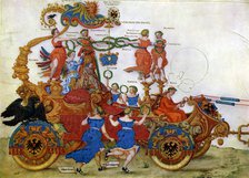 'Triumphal Car of the Emperor Maximilian I', 16th century.Artist: Albrecht Dürer