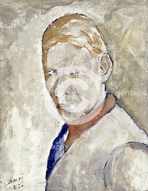 Self-Portrait, 1923. Creator: Vilho Lampi.