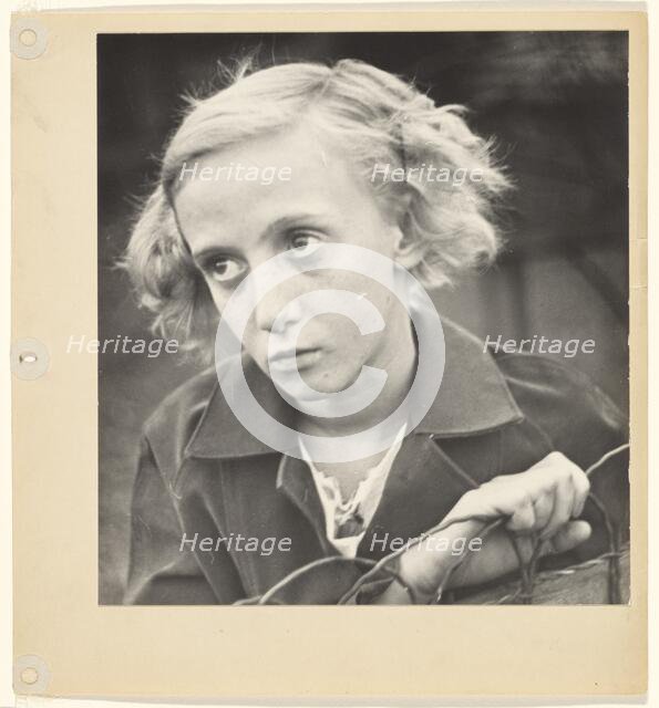 Blonde Girl, about 1935. Creator: Walker Evans.