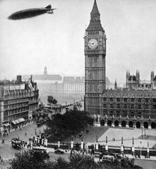 The R101 passing over the House of Commons, 14th October 1929 (1936). Artist: Unknown