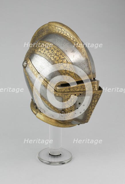 Close Helmet for Foot Tourney at the Barriers, Milan, c. 1575. Creator: Unknown.