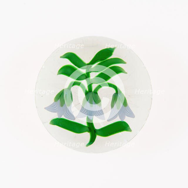 Paperweight, France, c. 1845/60. Creator: Baccarat Glasshouse.