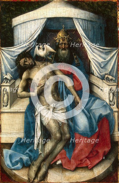 The Holy Trinity', 1430s. Creator: Campin, Robert (ca. 1375-1444).