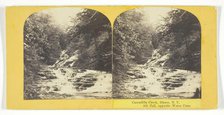 Cascadilla Creek, Ithaca, N.Y. 5th Fall, opposite Water Cure, 1860/65. Creator: J. C. Burritt.