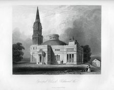 Episcopal Church, Richmond, Virginia, USA, 1855. Artist: Unknown