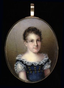 Portrait of a Young Girl, 1825. Creator: Mary Jane Simes.
