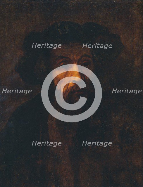 A Bearded Man in a Cap, (1657), 1903. Artist: Rembrandt Harmensz van Rijn    