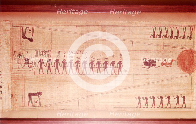 Egyptian Papyrus of Queen Nejmet, c11th century BC. Artist: Unknown.