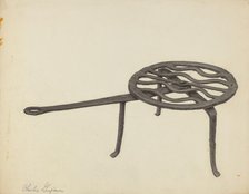 Trivet, 1935/1942. Creator: Charles Garjian.