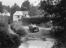 MG PA competing in the B&HMC Brighton-Beer Trial, Windout Lane, near Dunsford, Devon, 1934. Artist: Bill Brunell.