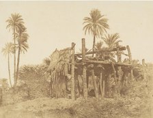 Nubian Sakkieh, or Water Wheel, ca. 1856. Creator: Attributed to Robert Murray.