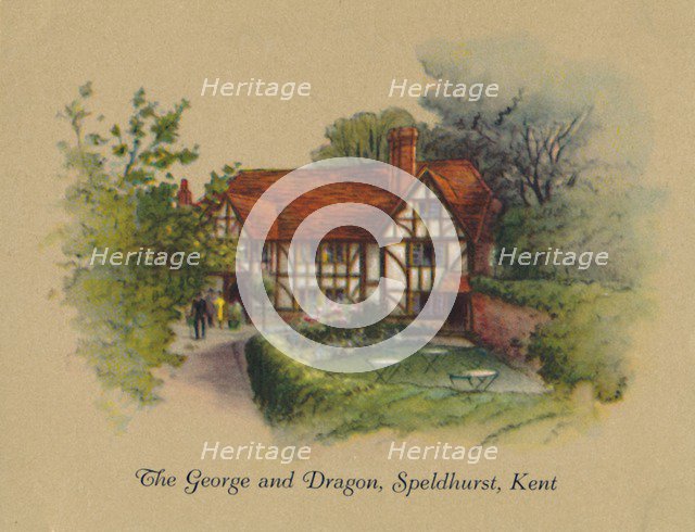 'The George and Dragon, Speldhurst, Kent', 1939. Artist: Unknown.