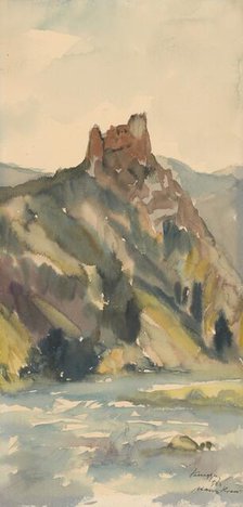 Old castle, 1933. Creator: Zolo Palugyay.