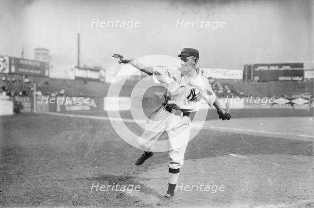 Marty McHale, New York AL (baseball), 1913. Creator: Bain News Service.