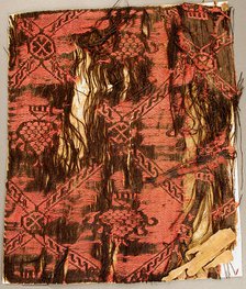 Guilloche Lattice with Pinecone (?), Byzantine, 7th-9th century. Creator: Unknown.