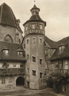 'Ansbach - Courtyard', 1931. Artist: Kurt Hielscher.