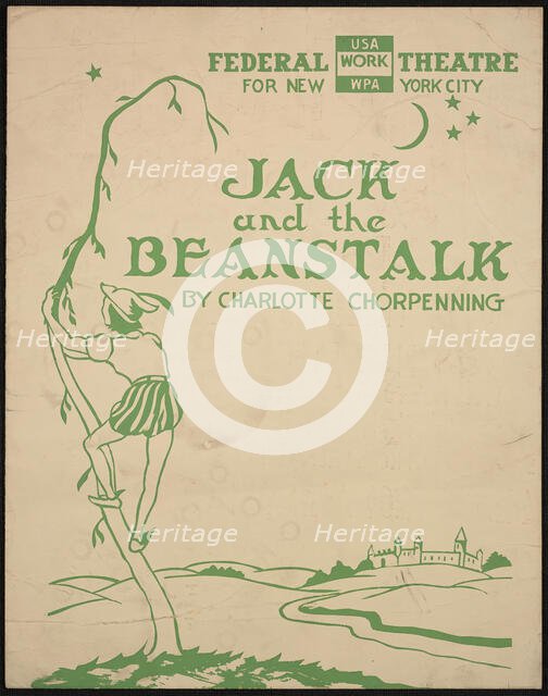 Jack and the Beanstalk, New York, [1930s]. Creator: Unknown.