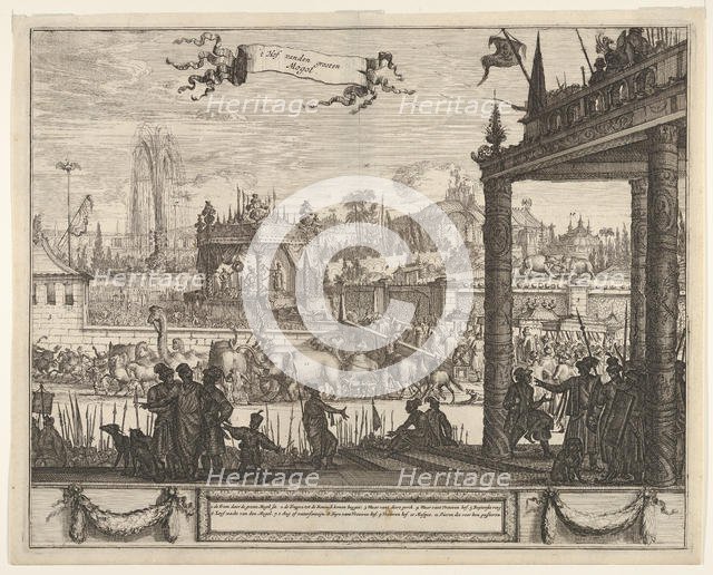 The Court of the Great Mogul ('t Hof vanden grooten Mogol), 17th century. Creator: Unknown.