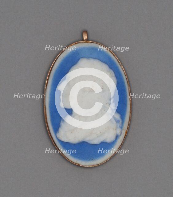 Cameo with Head of a Man, Burslem, Late 18th century. Creator: Wedgwood.