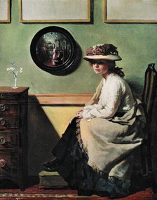 'The Mirror', 1900 (1926).Artist: William Newenham Montague Orpen