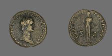 Dupondius (Coin) Portraying Emperor Domitian, 85. Creator: Unknown.