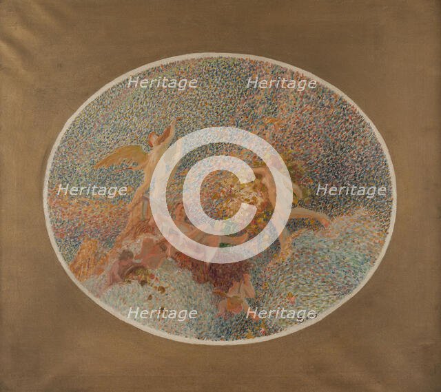 Esquisse pour la mairie du 10ème arrondissement : Les Arts- Harmonies, c.1905. Creator: Henri Bonis.