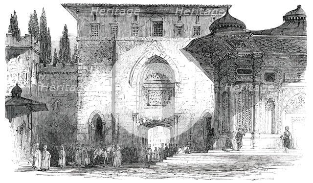 Panorama of Constantinople and the Dardanelles - the Sublime Porte, 1850. Creator: Unknown.