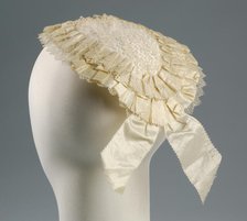 Morning cap, American, ca. 1875. Creator: Unknown.