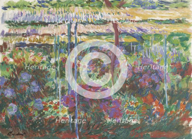 The Peonies, 1887. Creator: Monet, Claude (1840-1926).