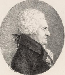 Portrait of the composer Pierre-Alexandre Monsigny (1729-1817), 1826. Creator: Heckel, Johann Christoph (1792-1858).