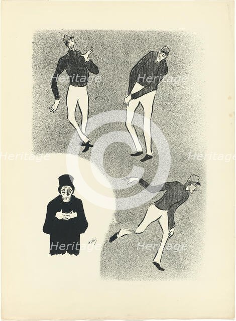 Ouvrard, from Le Café-Concert, 1893. Creator: Henri-Gabriel Ibels.