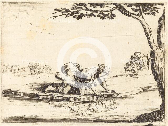 Narcissus Looking in the Water, 1628. Creator: Jacques Callot.