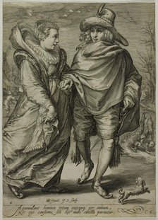 Winter, from The Four Seasons, 1601. Creator: Jan Saenredam.