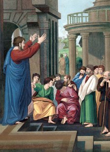 St Paul the Apostle preaching to the Athenians, c1860. Artist: Unknown