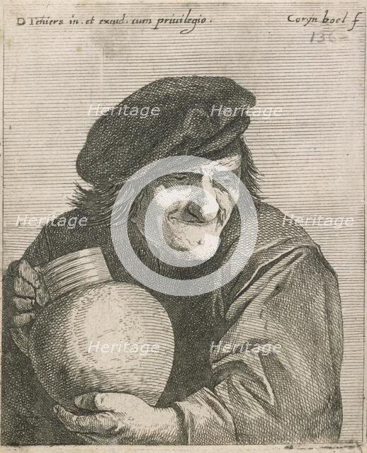 No title. (Peasant holding jar.), 1635-1668. Creator: Quirin Boel.