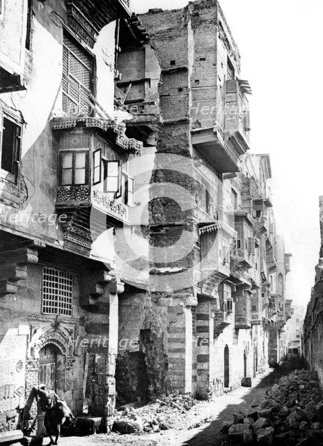 Street, Nubia, Egypt, 1887. Artist: Henri Bechard