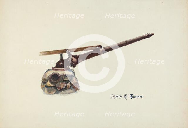 Water Nozzle, 1935/1942. Creator: Marius Hansen.