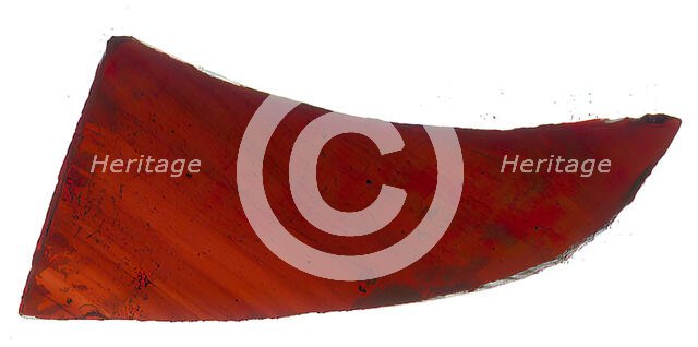 Glass Fragment, European, 14th century. Creator: Unknown.