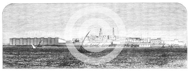 The French in Tunis: the town of Sfax, from the anchorage, 1881. Creator: Unknown.