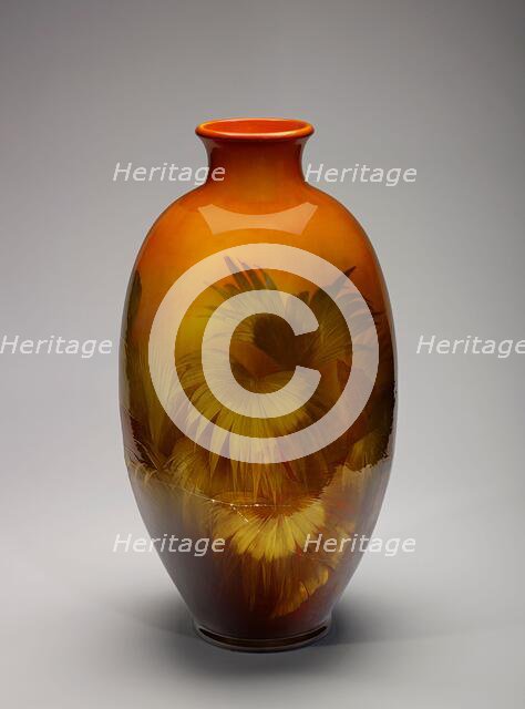 Vase, 1898. Creators: Rookwood Pottery, Matthew Andrew Daly.