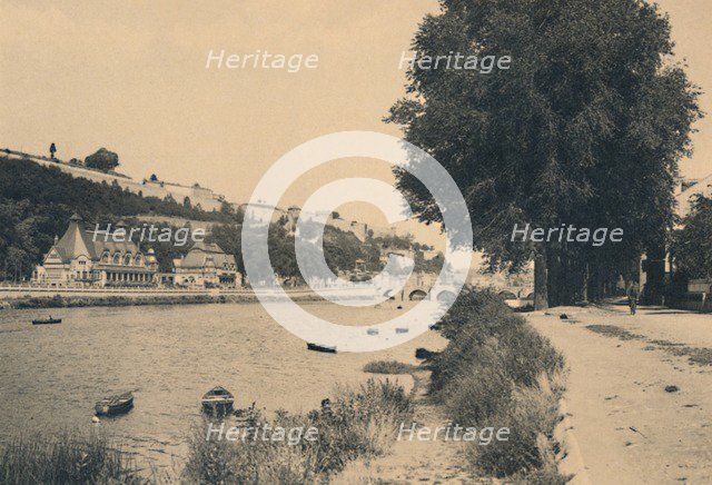 'Kursaal et Pont de Jambes', c1900. Artist: Unknown.